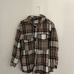 women’s oversized flannel jacket